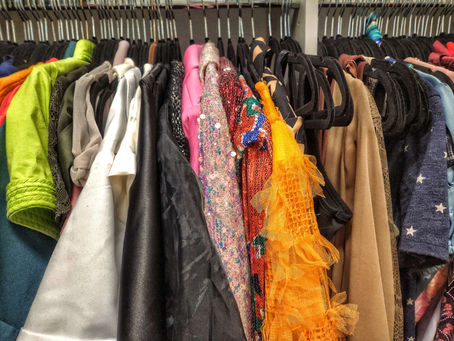 clothing closet I helped organize