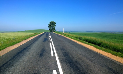Leere Strasse