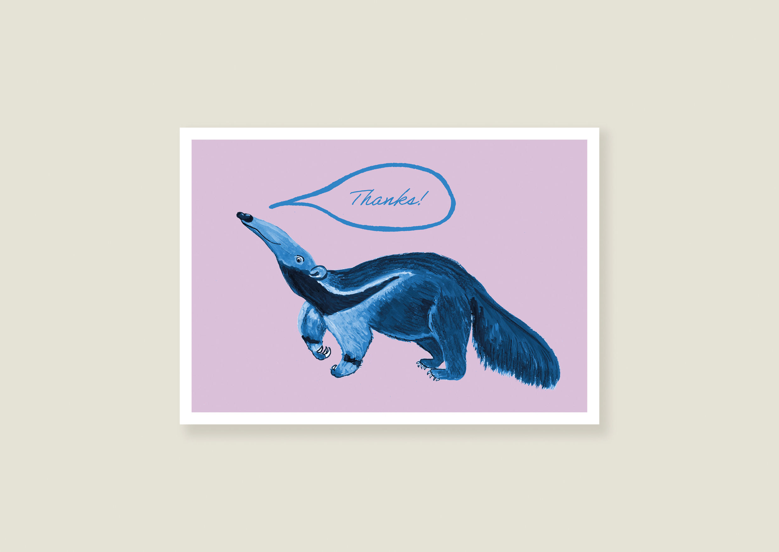 Thanks! Anteater Greetings Card