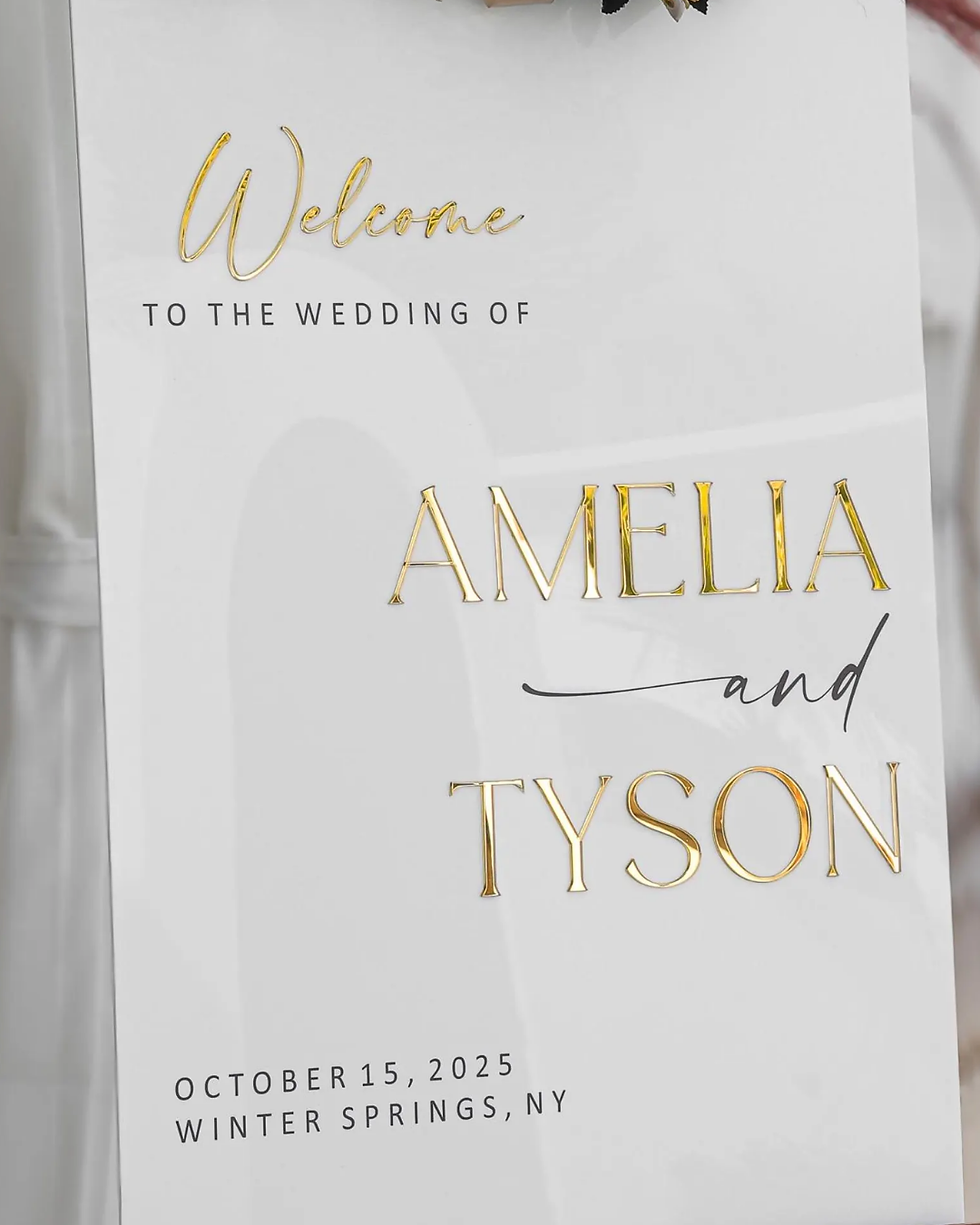 Thumbnail: Personalised welcome signage