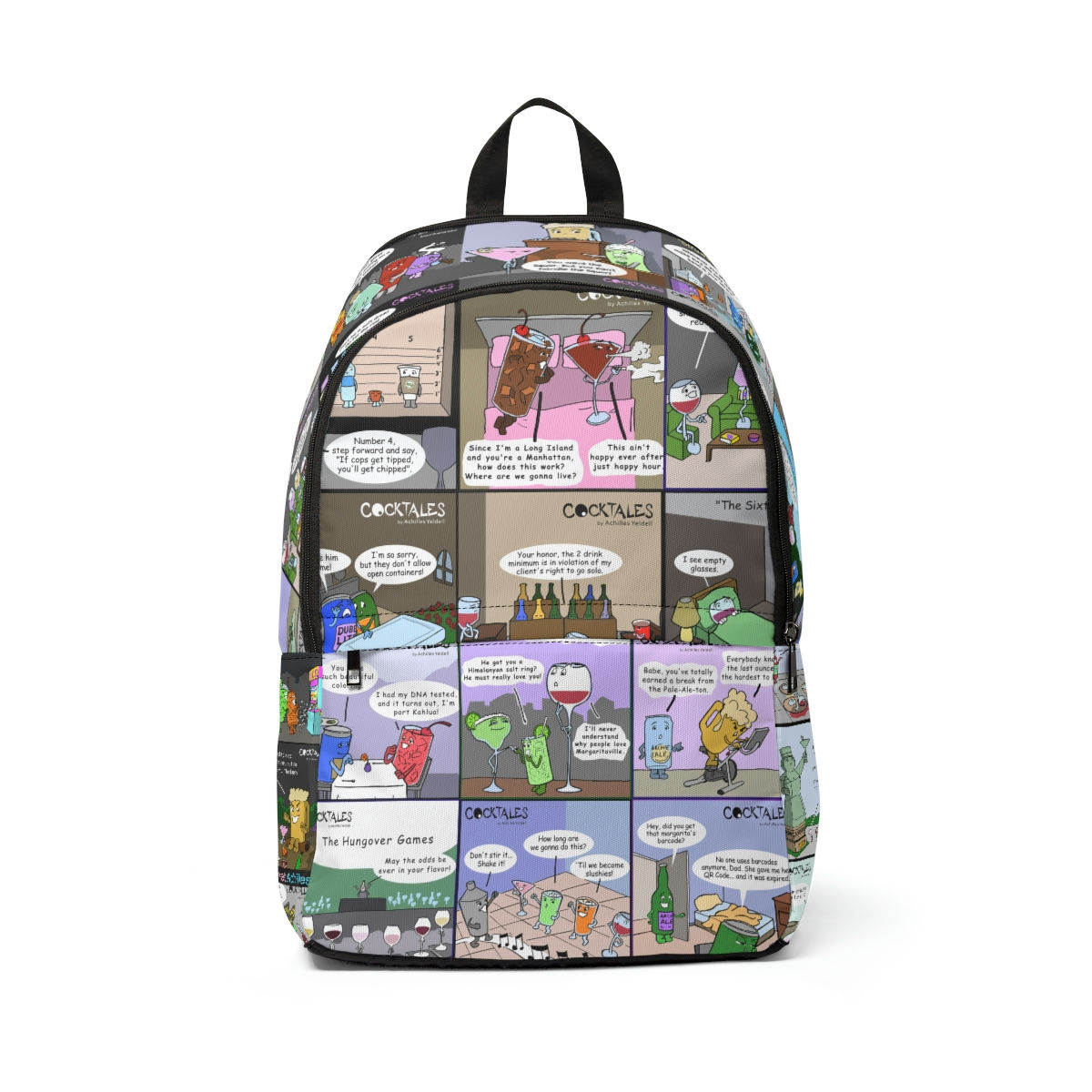 Cocktales Unisex Fabric Backpack