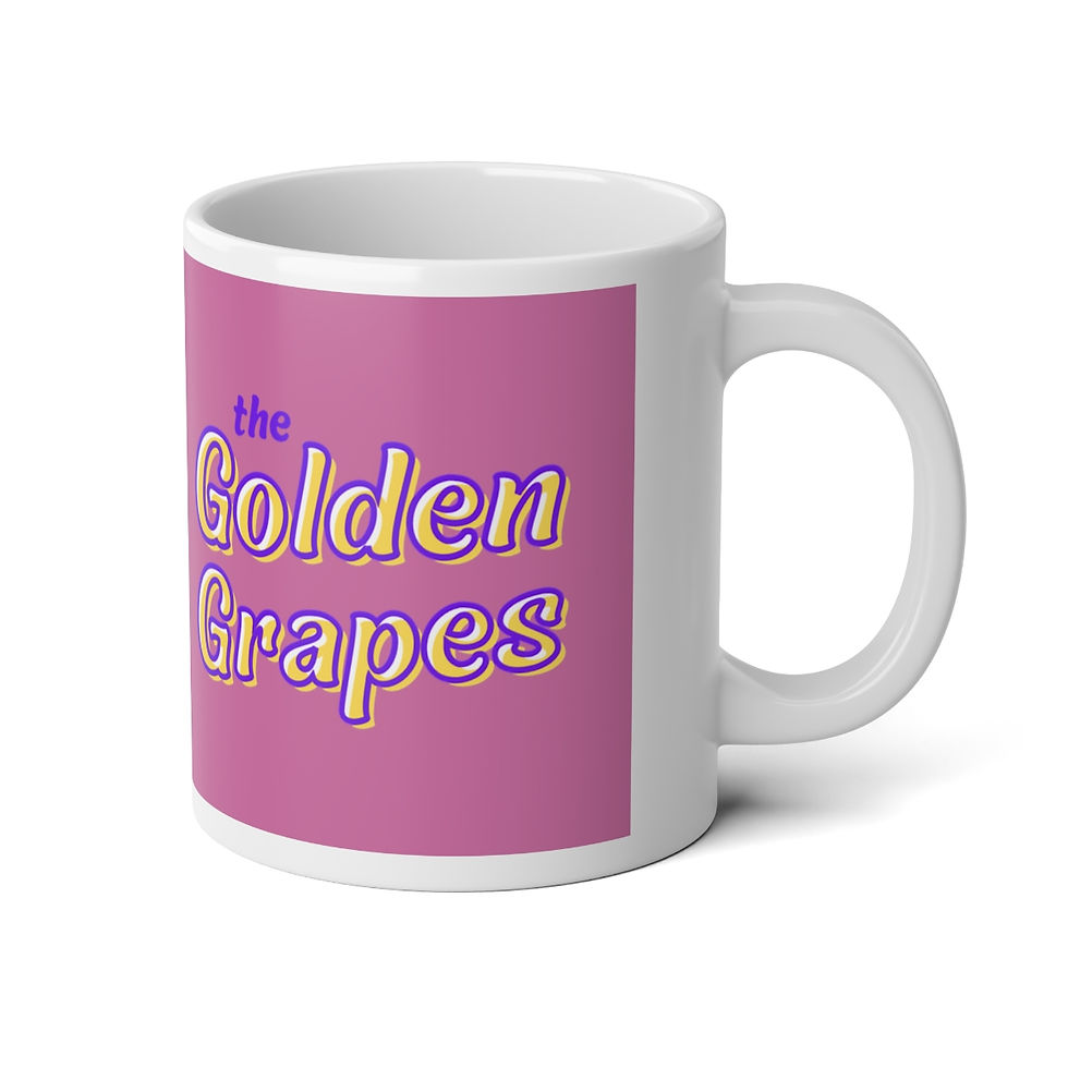 Thumbnail: "The Golden Grapes" Jumbo Mug, 20oz
