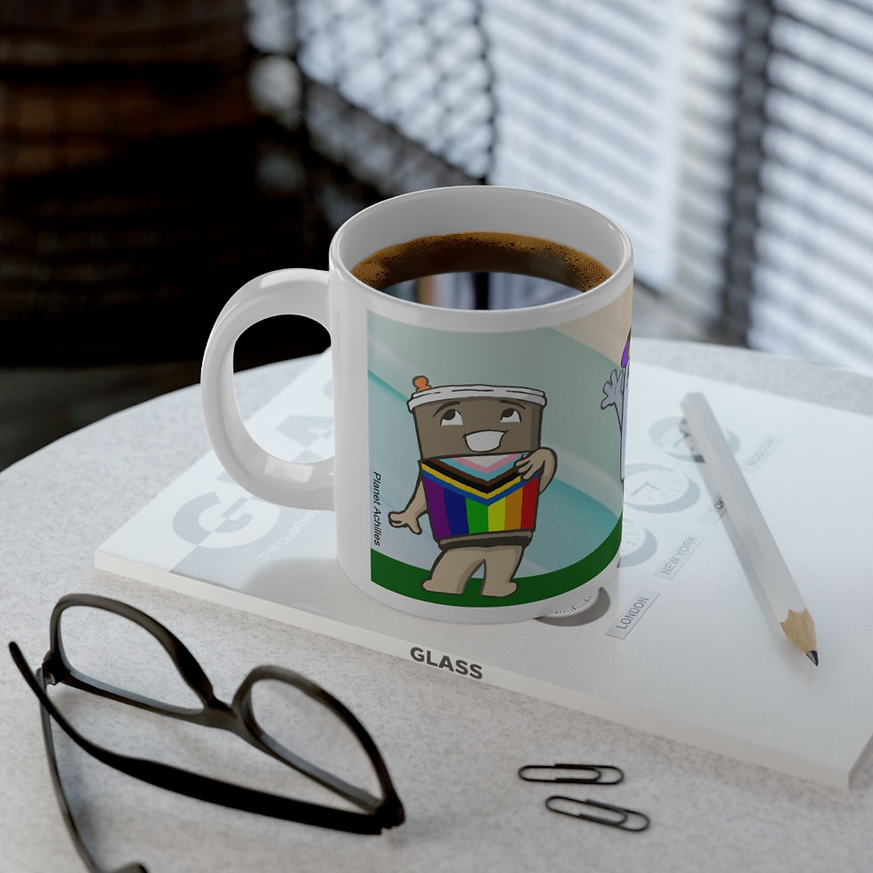 Thumbnail: "Poured This Way" Jumbo Mug, 20oz