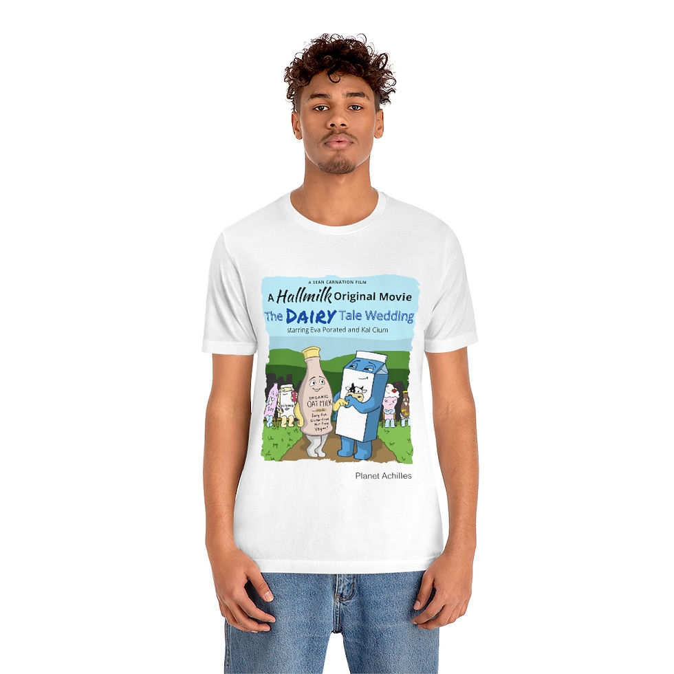 Thumbnail: "A Dairy Tale Wedding" Unisex Jersey Tee