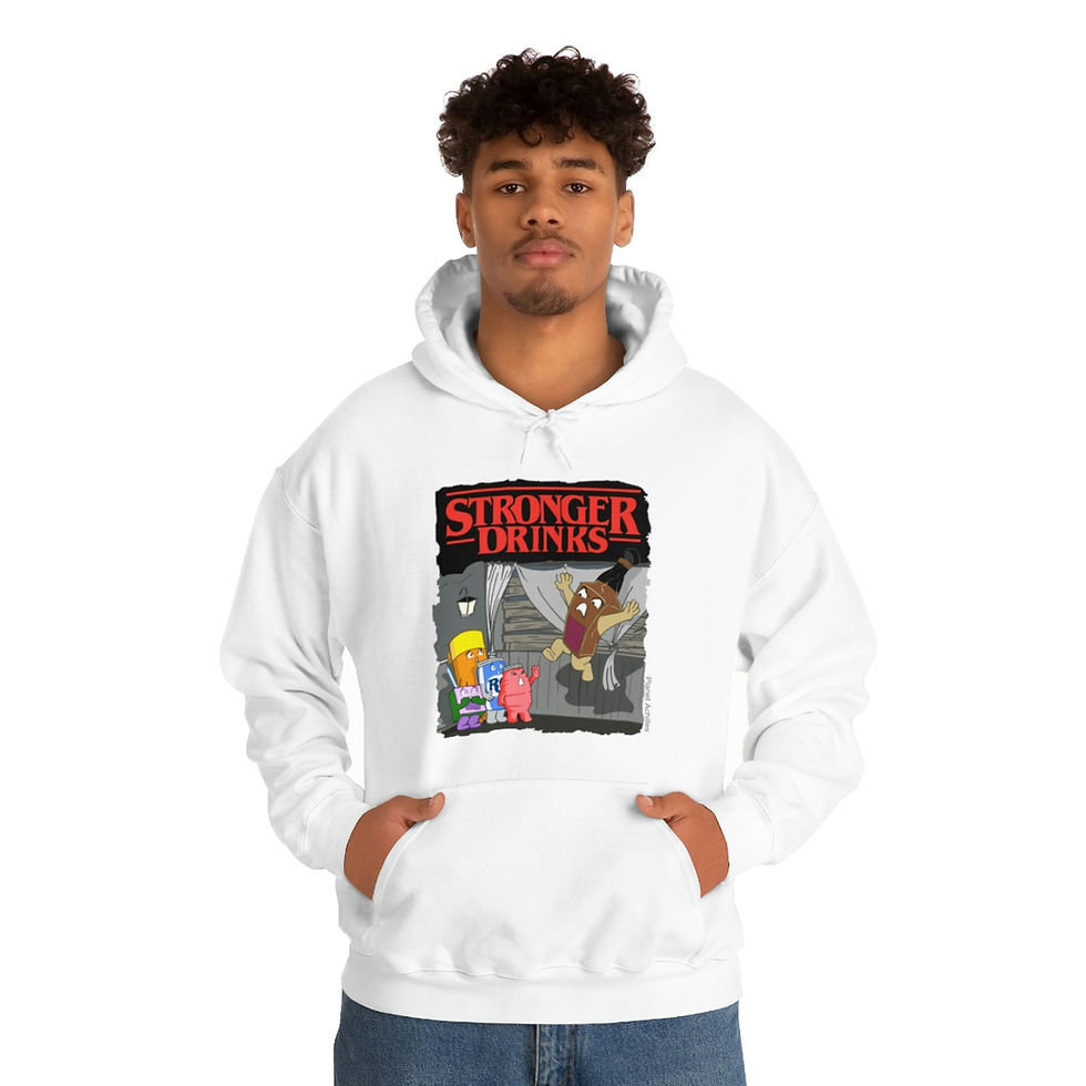 Thumbnail: "Stronger Drinks" Unisex Heavy Blend™ Hoodie