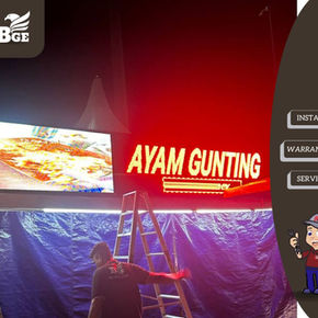 LED Display Board Install Kedah