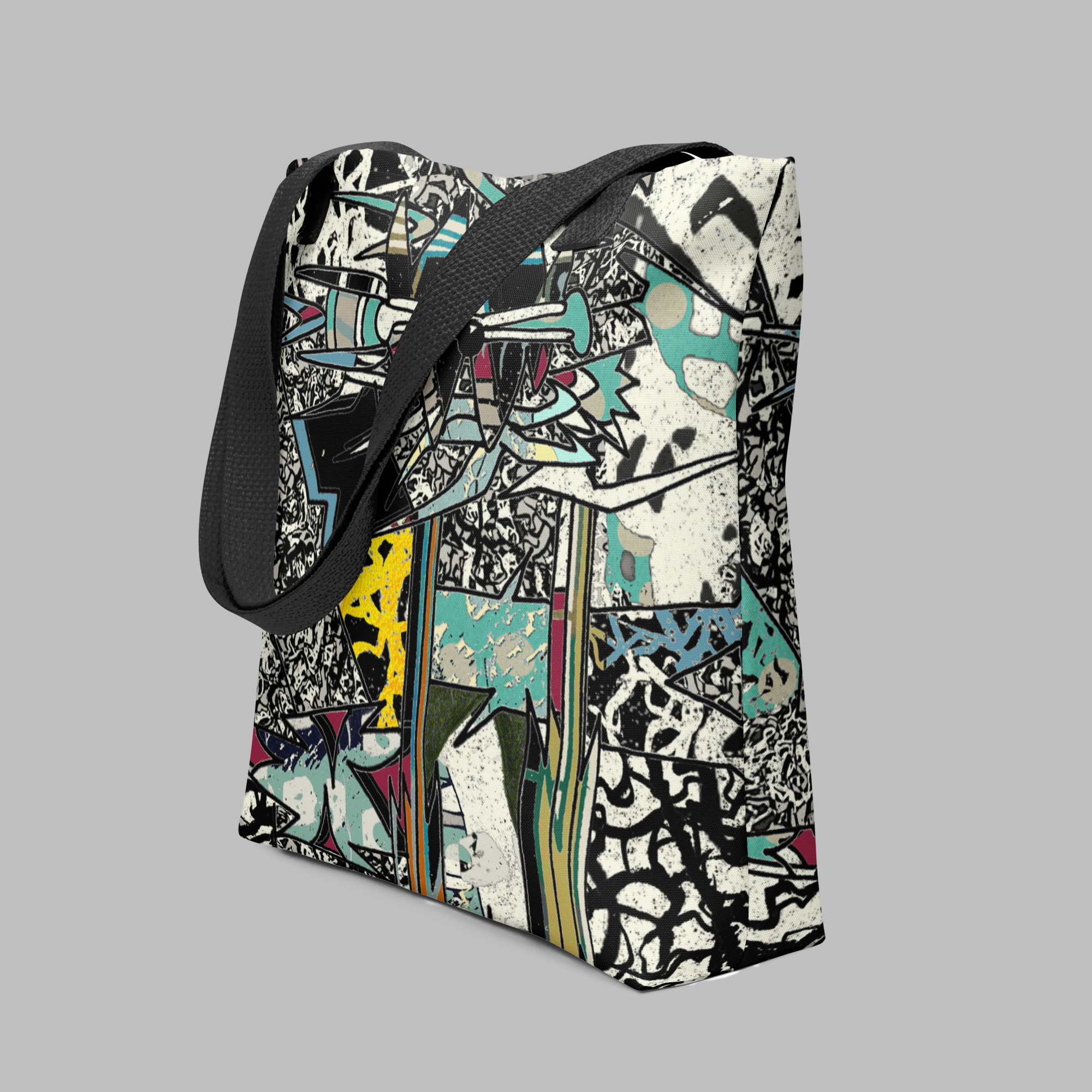 a tote bag with an artwork of Ilona Mangold