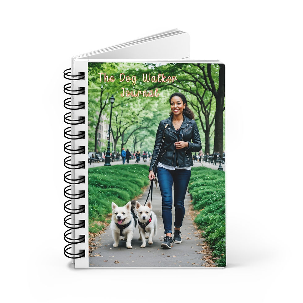 Thumbnail: A Dog Walkers Spiral Bound Journal
