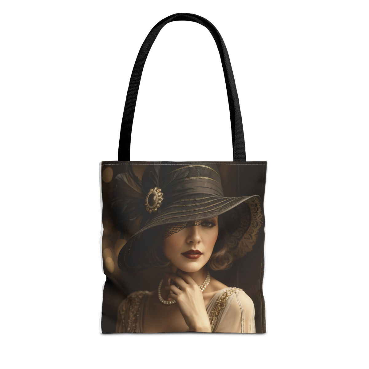 Vintage Chic Marabelle Blue Style Tote Bag 