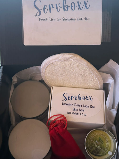 Rose Scent and Lavender Fusion Scented Spa Box