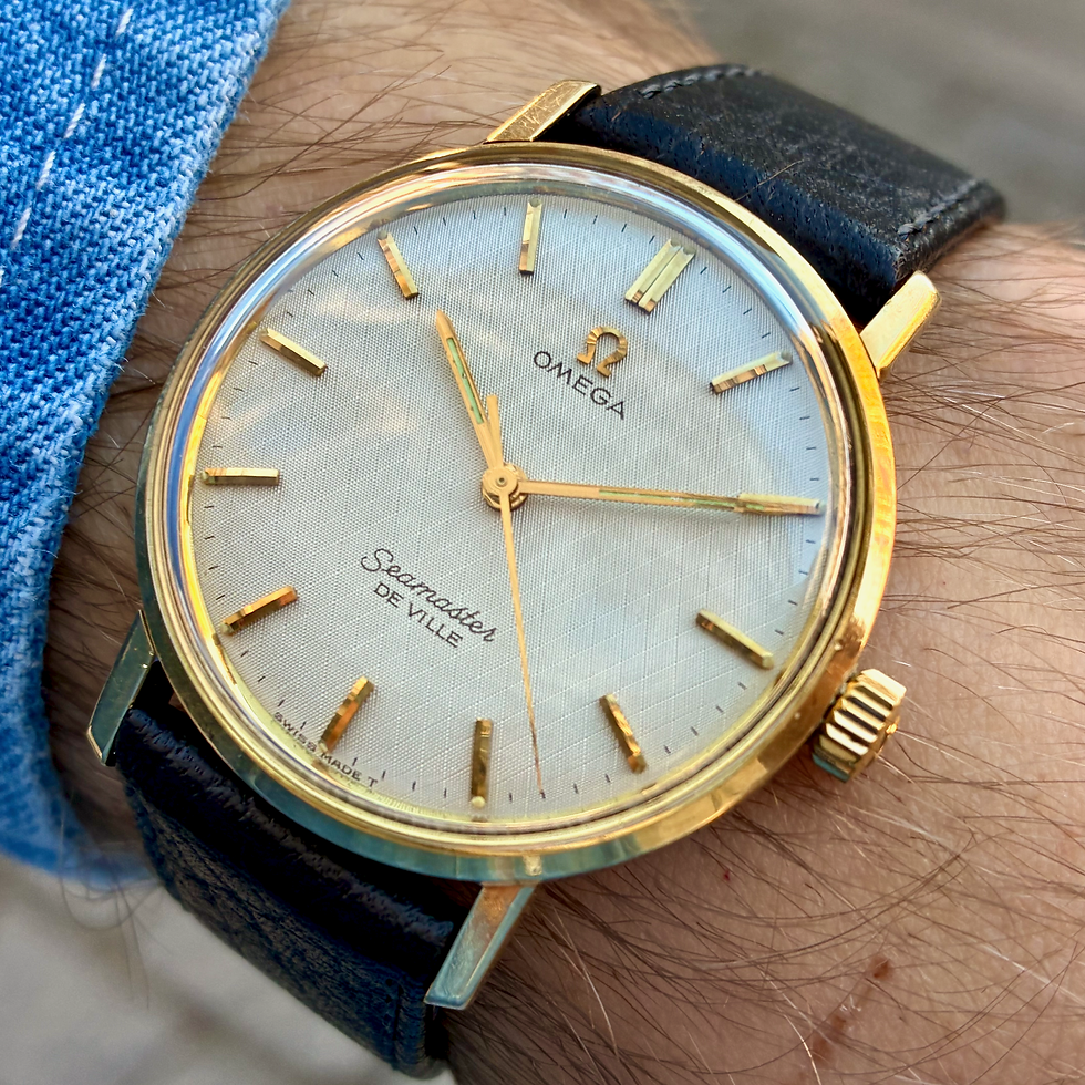 Miniaturebillede: Omega Seamaster De Ville Linen Dial