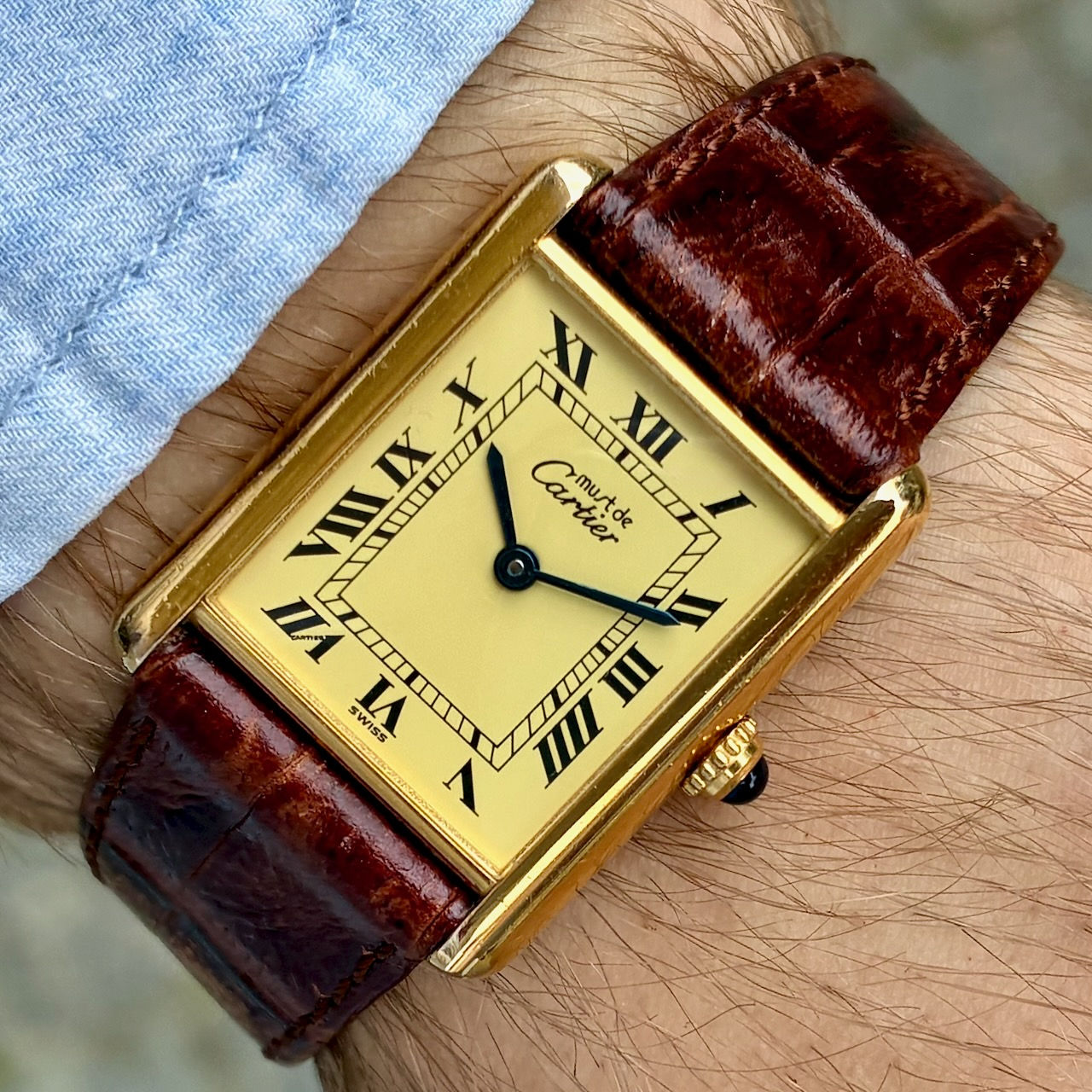 Vintage Must de Cartier Large