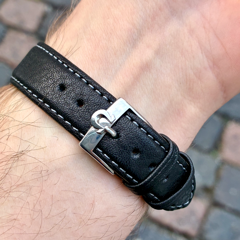 Miniaturebillede: Omega Constellation No Date Pie Pan Dog Legs + Boks