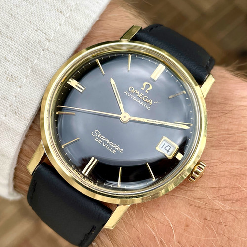 Omega Seamaster De Ville Automatic Date Black Dial | Cph Vintage