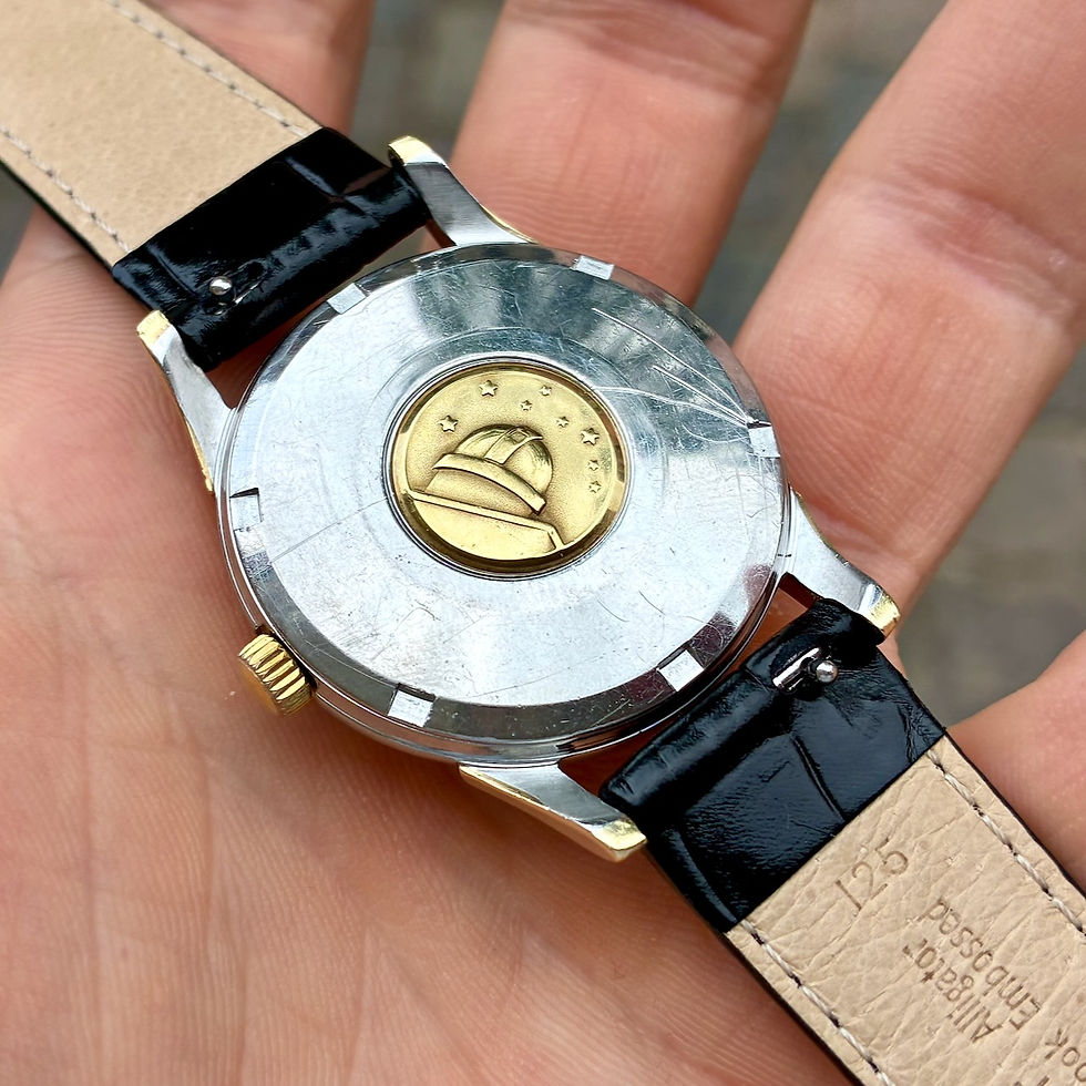 Thumbnail: Vintage Omega Constellation Railroad Track Dial