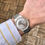 Thumbnail: Omega Seamaster Pre-De Ville Automatic Gray Dial + Beads of Rice-lænke