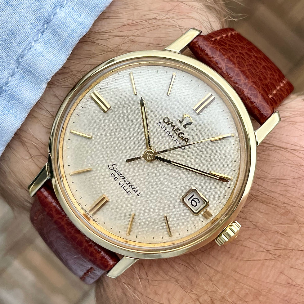 Omega Seamaster De Ville Automatic Date Linen Dial