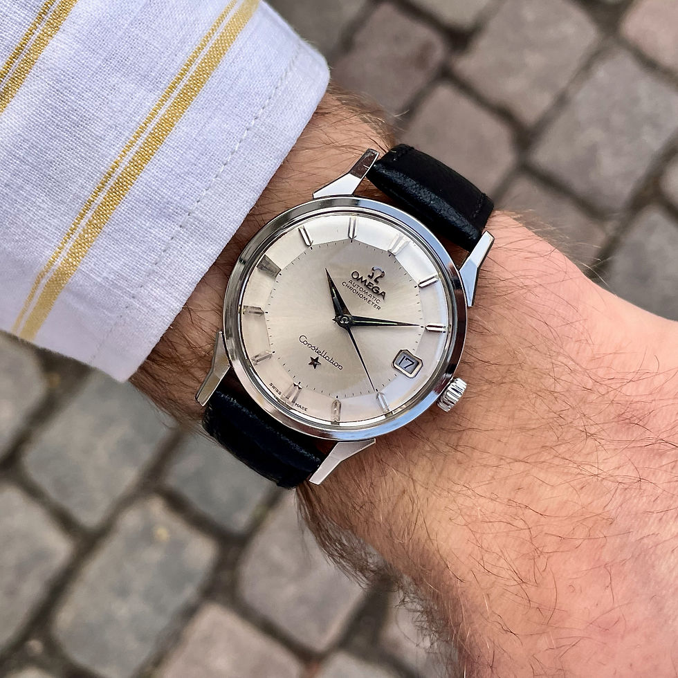 Miniaturebillede: Omega Constellation Pie Pan Dog Legs
