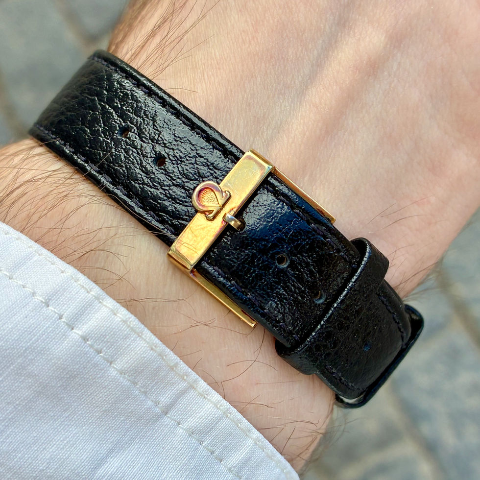 Miniaturebillede: Omega Seamaster Pre De Ville Automatic Rose Gold Black Dial