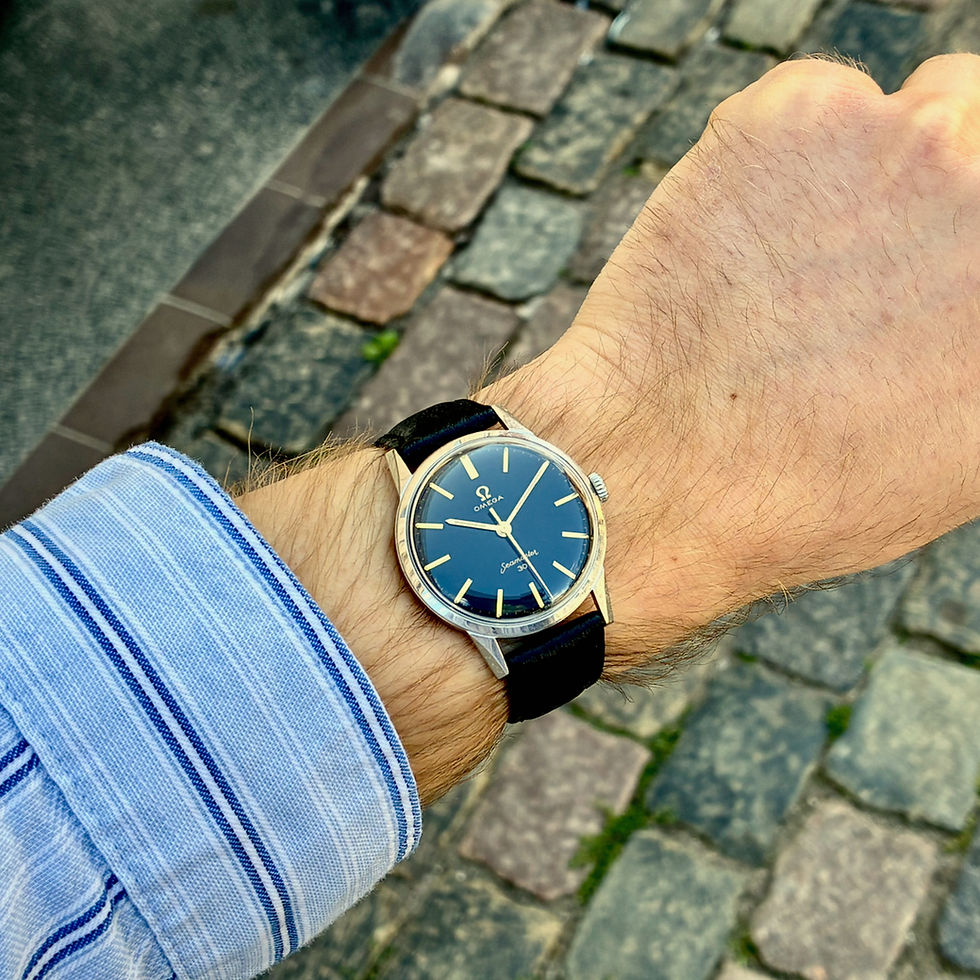 Miniaturebillede: Vintage Omega Seamaster 30 Black Dial
