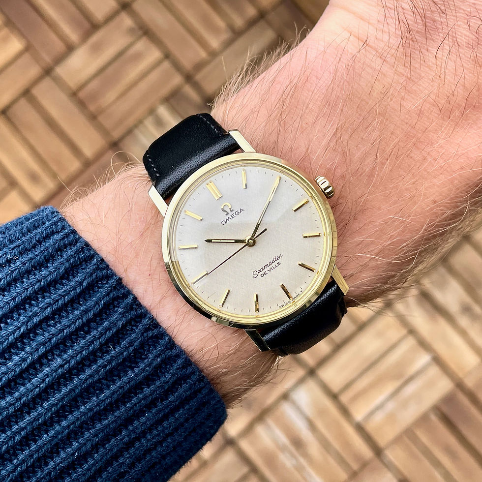 Miniaturebillede: Omega Seamaster De Ville Linen Dial
