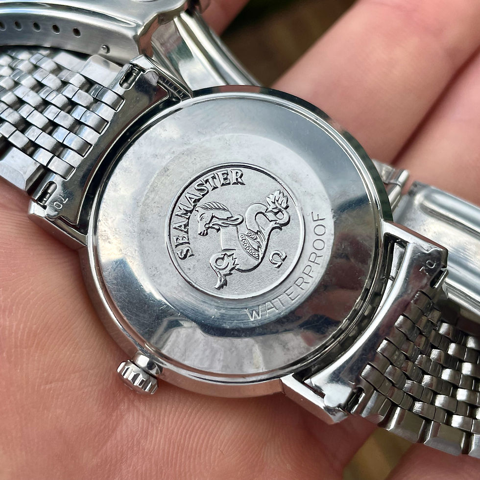 Miniaturebillede: Omega Seamaster De Ville Linen Dial m. Omega BoR-lænke