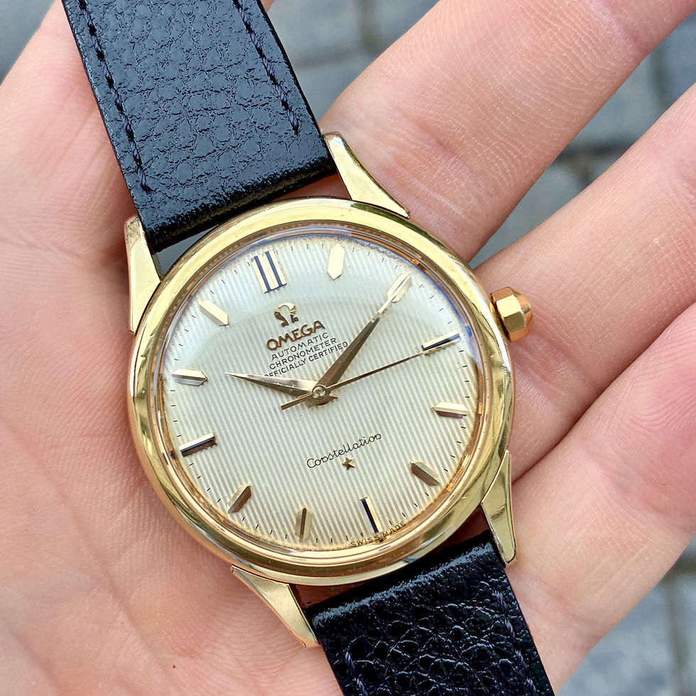 Miniaturebillede: Sjælden Vintage Omega Constellation Jumbo Tapestry Dial