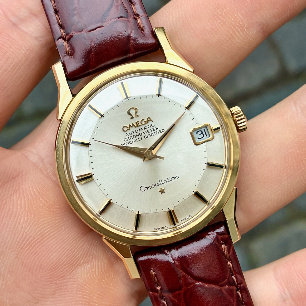 Miniaturebillede: Omega Constellation Automatic Pie Pan Dog Legs
