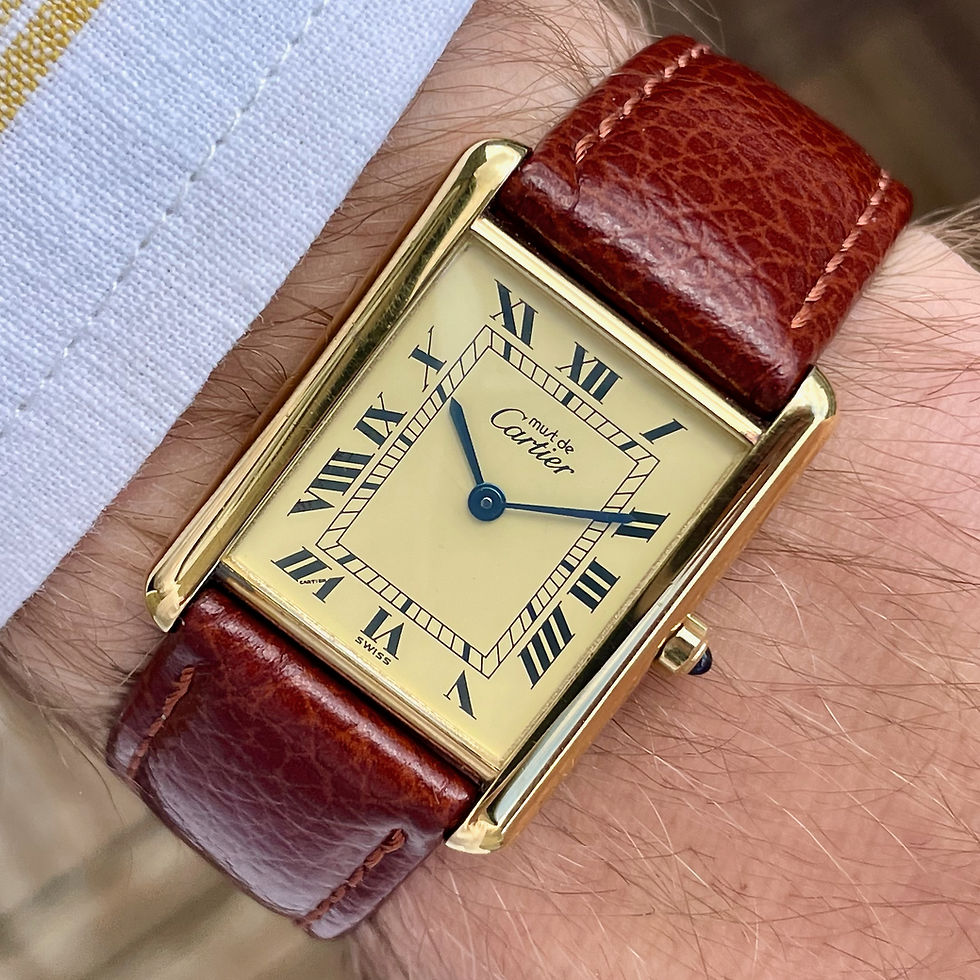 Must de Cartier Tank - Boks