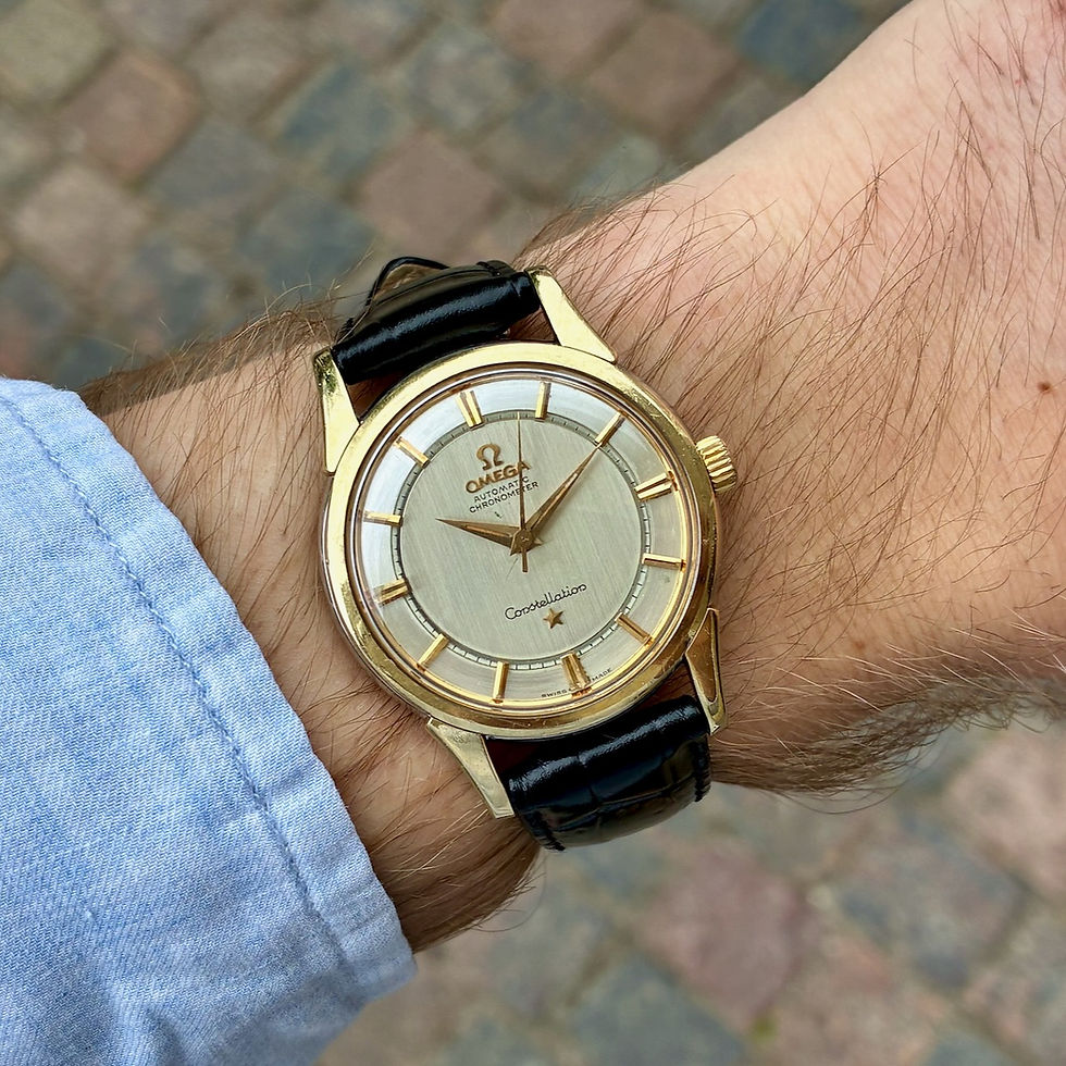 Vintage Omega Constellation Railroad Track Dial