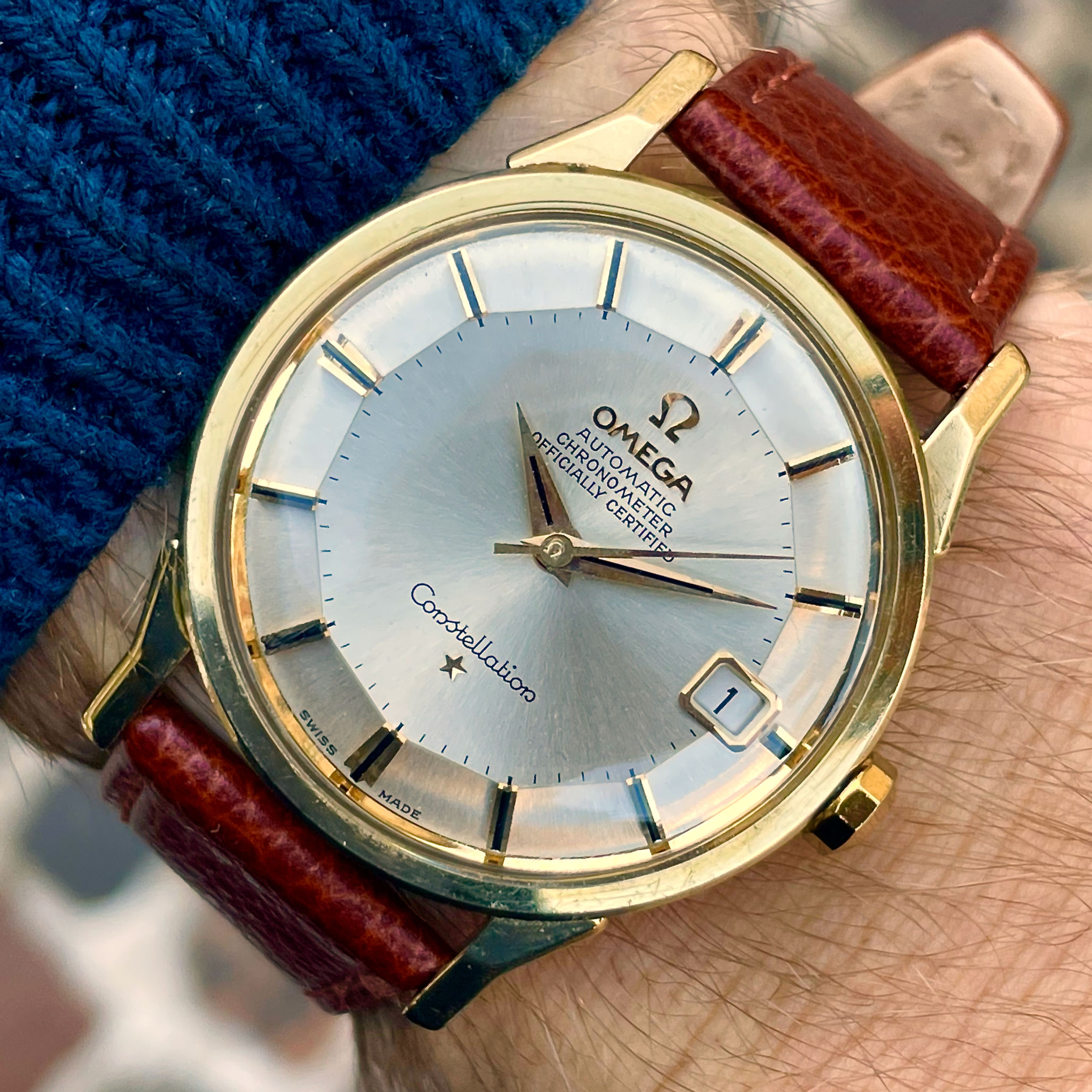 Omega Constellation "Pie Pan Dog Legs"