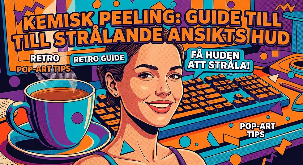 Kemisk peeling: Guide till strålande ansikts hud
