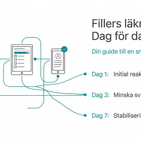 Fillers läkning: Dag för dag-guide
