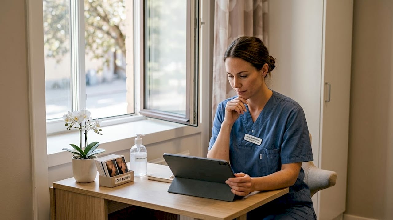 Nöjd patient efter svettbehandling i Göteborg