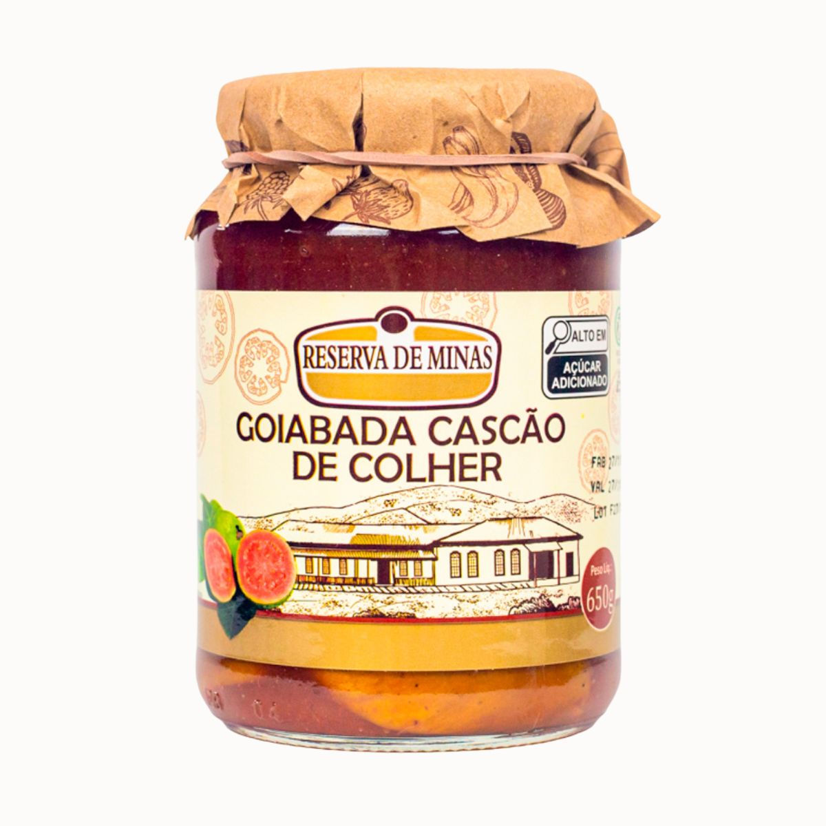 Goiabada Cascao 650g Reserva de Minas