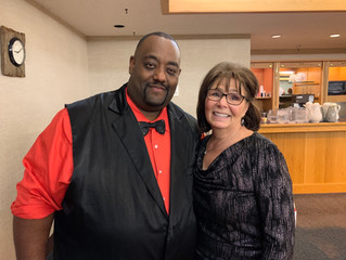 Magician Dewayne Hill performs in Montana