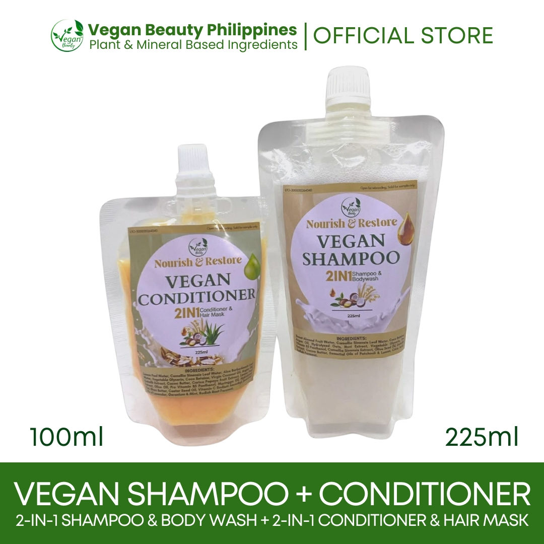 Vegan Shampoo + Conditioner