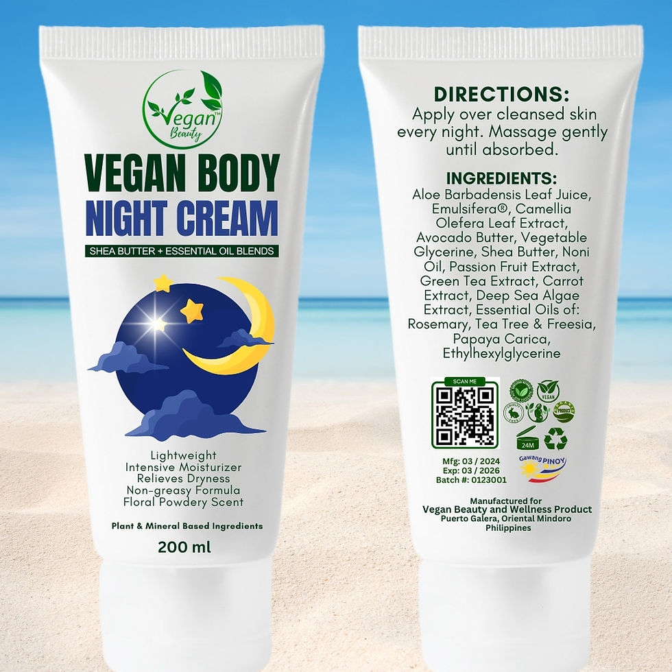 Thumbnail: Vegan Body Night Cream - 200ml