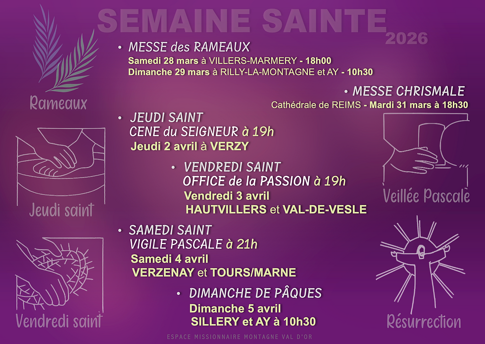 SEMAINE SAINTE - 2026