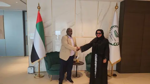 Fatima Al Kaabi Meets with Senator Saah Joseph