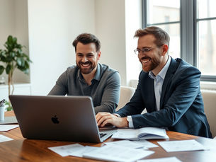 Business professionals discussing IT partnership strategies from Smartology blog