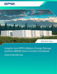EPRI Insights on BESS Safety report cover