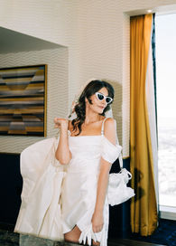 Las Vegas wedding photographer brazen honey films captures an epic elopement at the sure thing chapel.