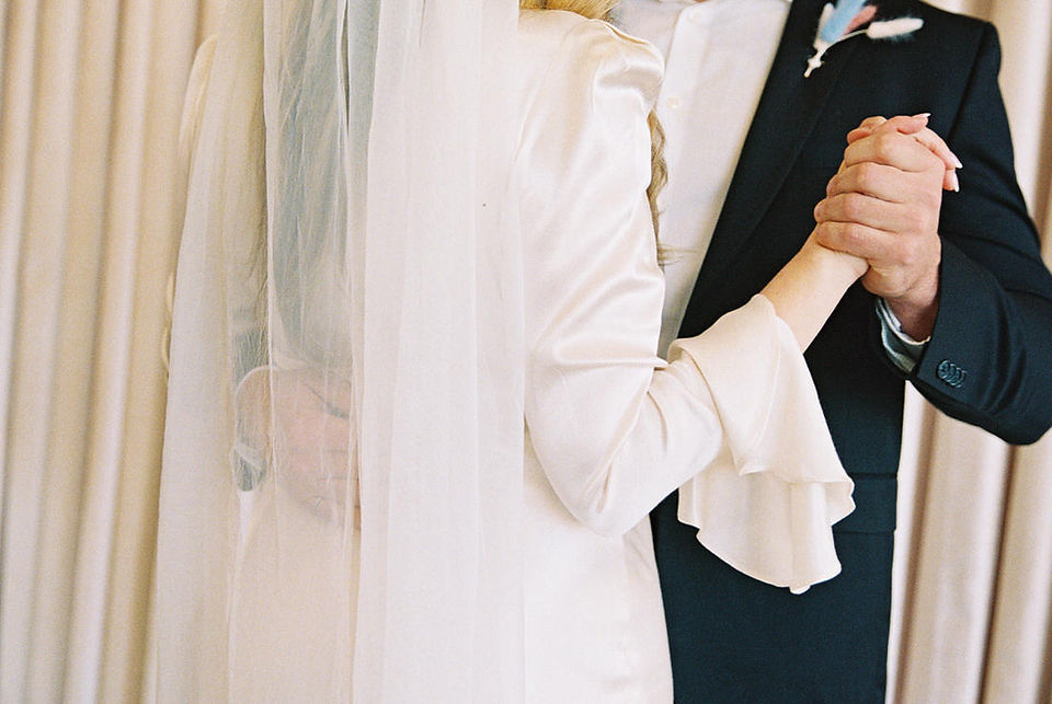 Las Vegas elopement film photographer brazen honey films captures timeless elopement at the sure thing chapel.