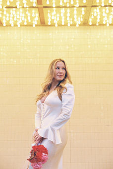 Las Vegas elopement film photographer brazen honey films captures timeless elopement at the sure thing chapel.