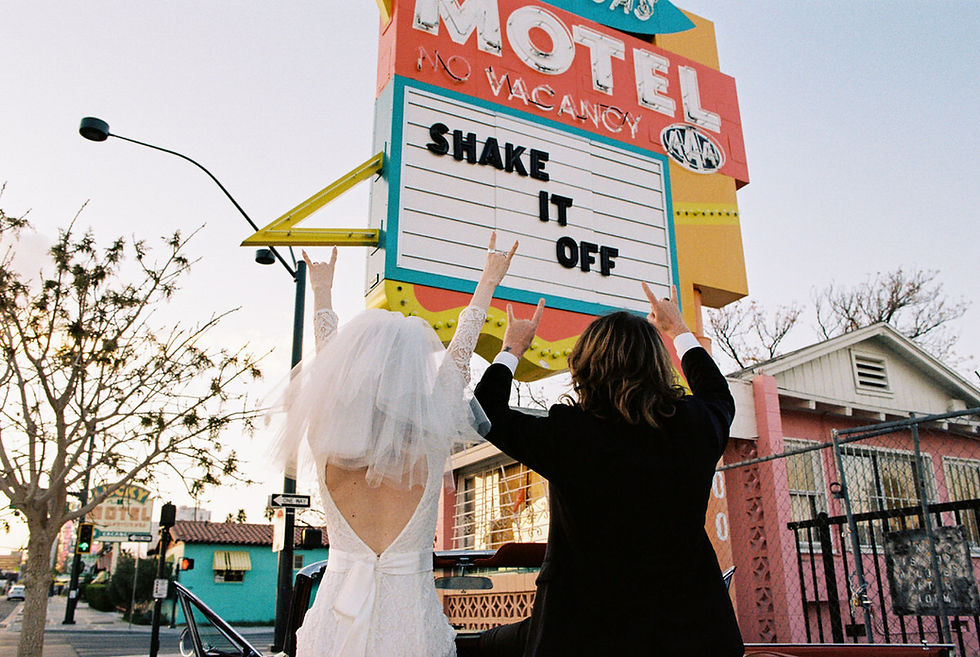 We had the most magical day at our Las Vegas elopement at Little White Wedding Chapel! Not only were we surrounded by love and happiness, but we were also able to capture it all on 35mm film photos. Thank you to our incredible Las Vegas elopement photographer for making our day more special and memorable!