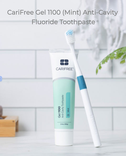 CariFree Gel 1100 (Mint) Anti-Cavity Fluoride Toothpaste