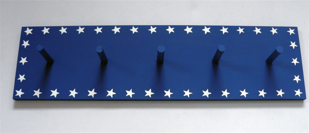 Navy Base with White Stars