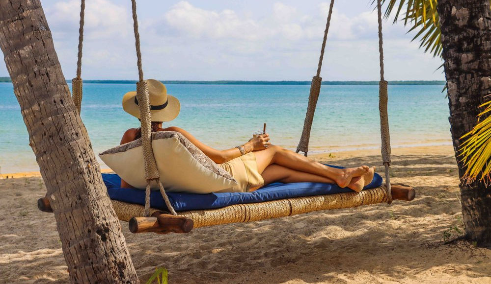 Manda Bay private island retreat beach resort 