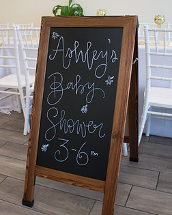 chalk board sign, customizable